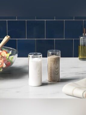 Threshold Clear Glass Salt and Pepper Shakers